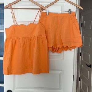 Free People Sweet Scallop Set